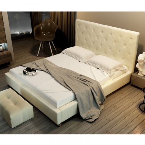 Łóżko AVANTI NEW DESIGN tapicerowane : Rozmiar - 160x200, Tkanina - Grupa II, Pojemnik - Bez pojemnika