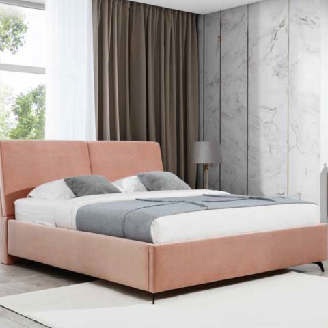 Łóżko LAYLA NEW ELEGANCE tapicerowane : Rozmiar materaca - Materac 180x200, Pojemnik - Bez pojemnika, Tkanina - Grupa III