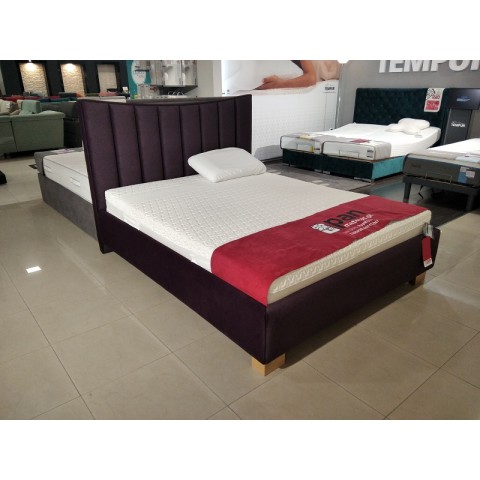 Łóżko SAMUM PAN MATERAC 160x200 tapicerowane - OUTLET : Rozmiar - 160x200