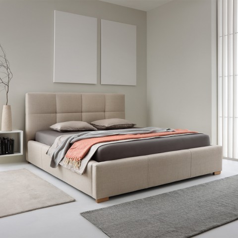 Łóżko STELLA COMFORTEO tapicerowane : Rozmiar - 120x200, Pojemnik - Bez pojemnika, Tkanina - Grupa III, Wysokość wezgłowia - 120 cm