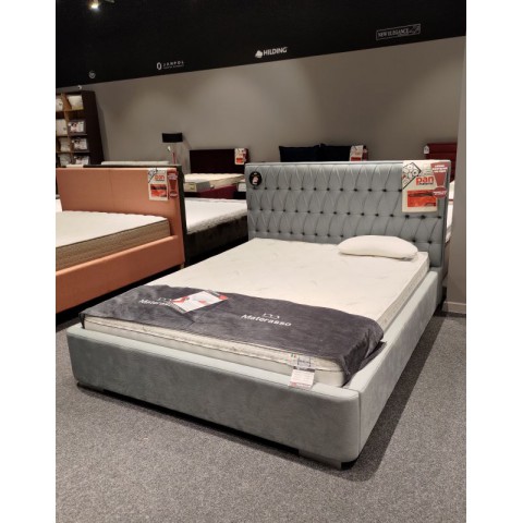 Łóżko PRINCE NEW DESIGN 160x200 tapicerowane – OUTLET : Rozmiar - 160x200