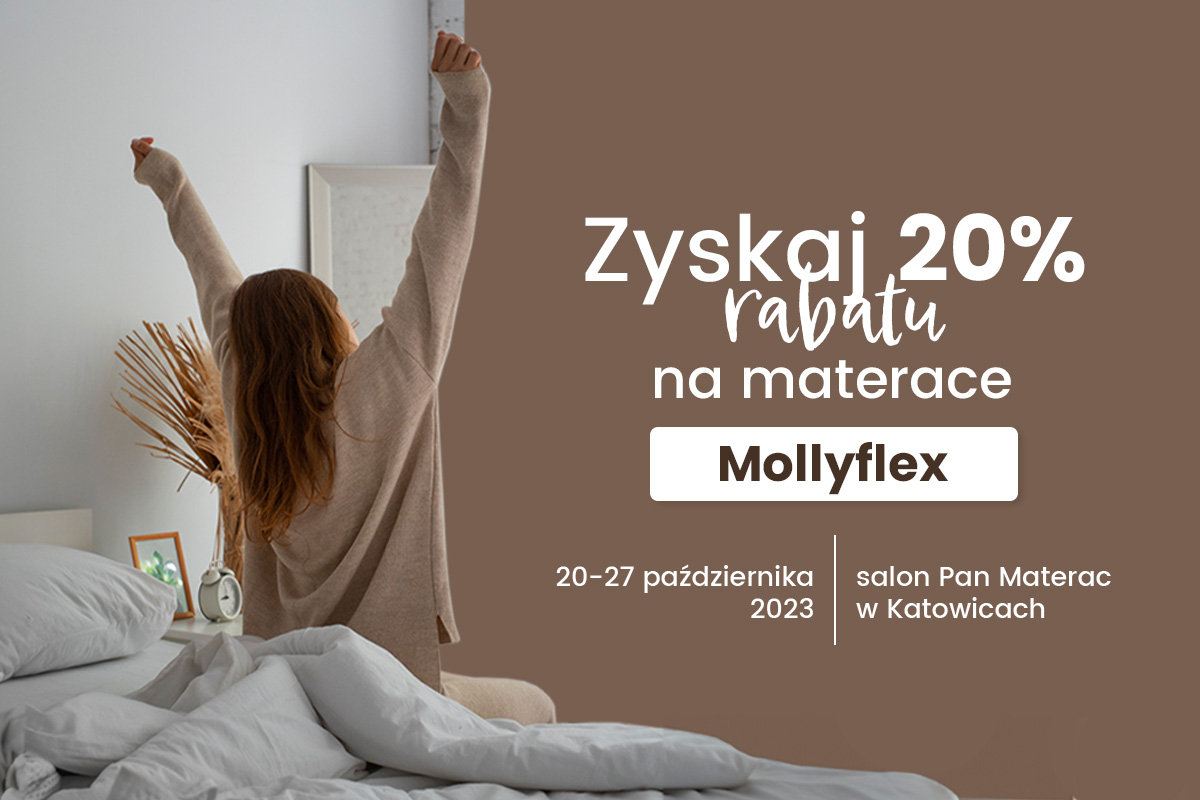 promocja na materace mollyflex w katowicach