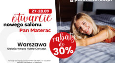 Otwarcie salonu Pan Materac w Galerii Wnętrz Home Concept w Warszawie