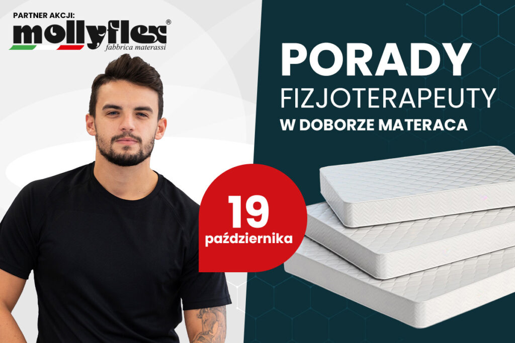 akcja porad fizjoterapeutów w salonach Pan Materac