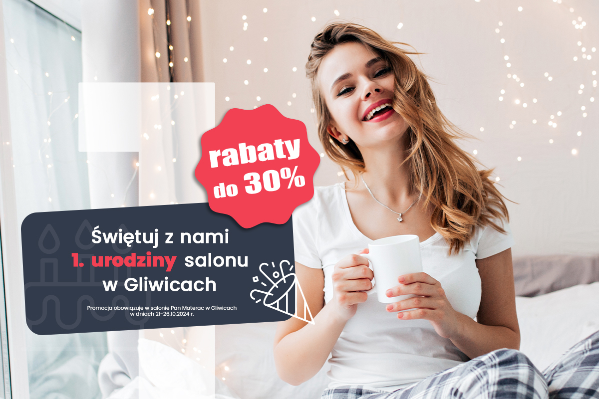 urodziny salonu Pan Materac w Gliwicach