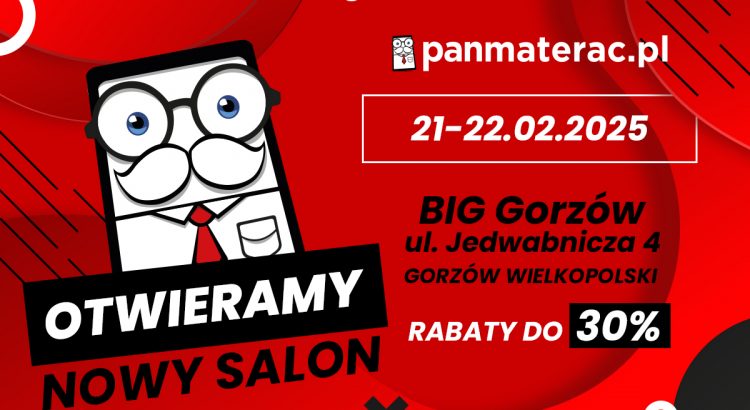 Otwarcie salonu Pan Materac w Gorzowie Wielkopolskim - promocje do 30%